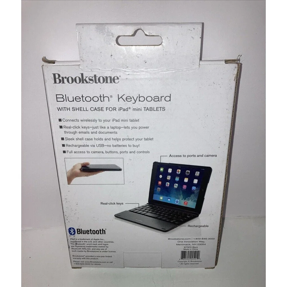 Brookstone Bluetooth Keyboard for iPad Mini and iPad Mini With Retina Display